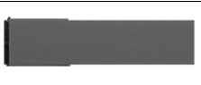 Guía 80×40 Negro (RAL 9011)