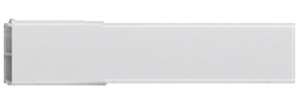 Tubo Estructural 80×40 Blanco