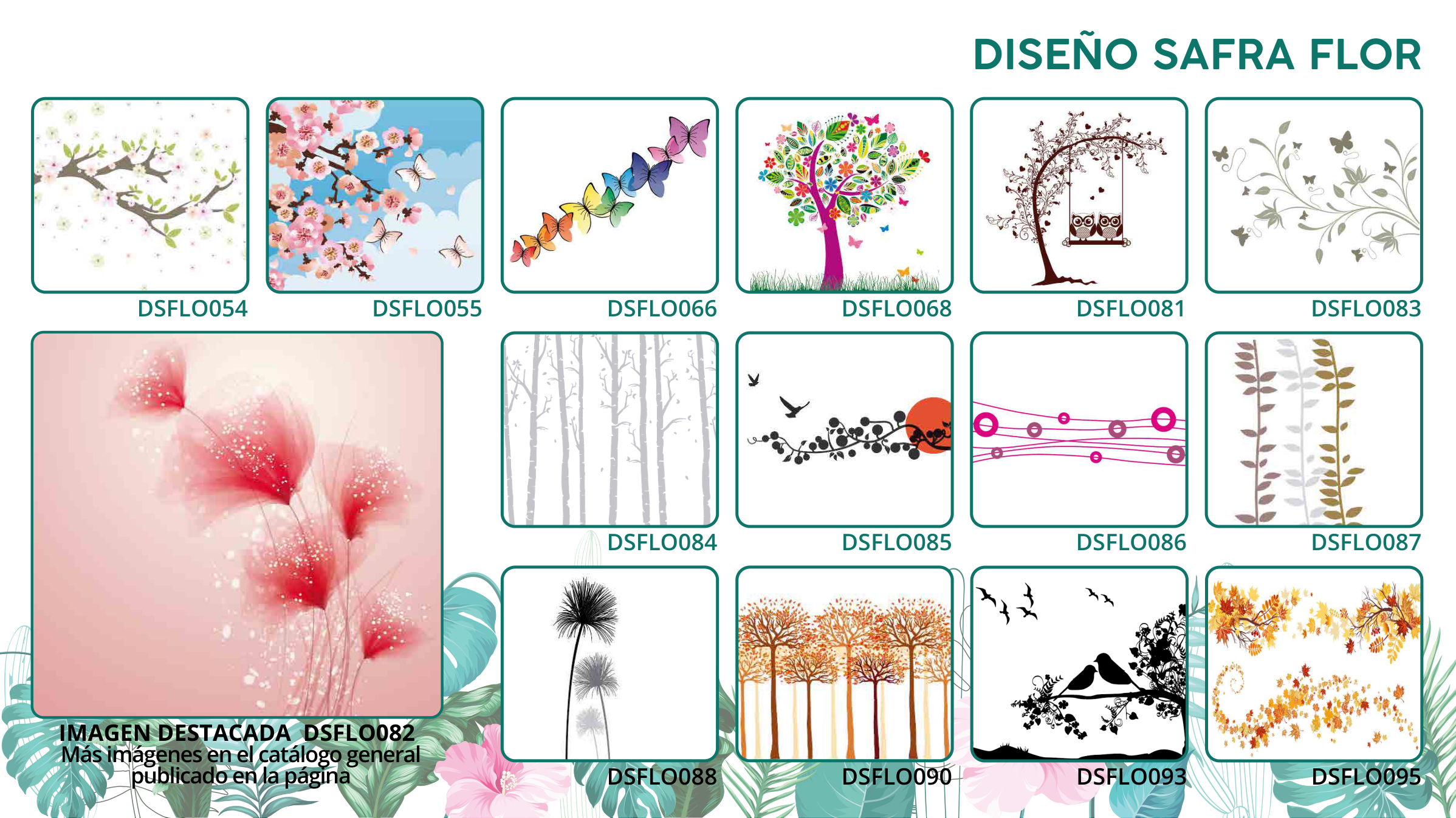 Catálogo Flor & Naturaleza — diseños DSFLO