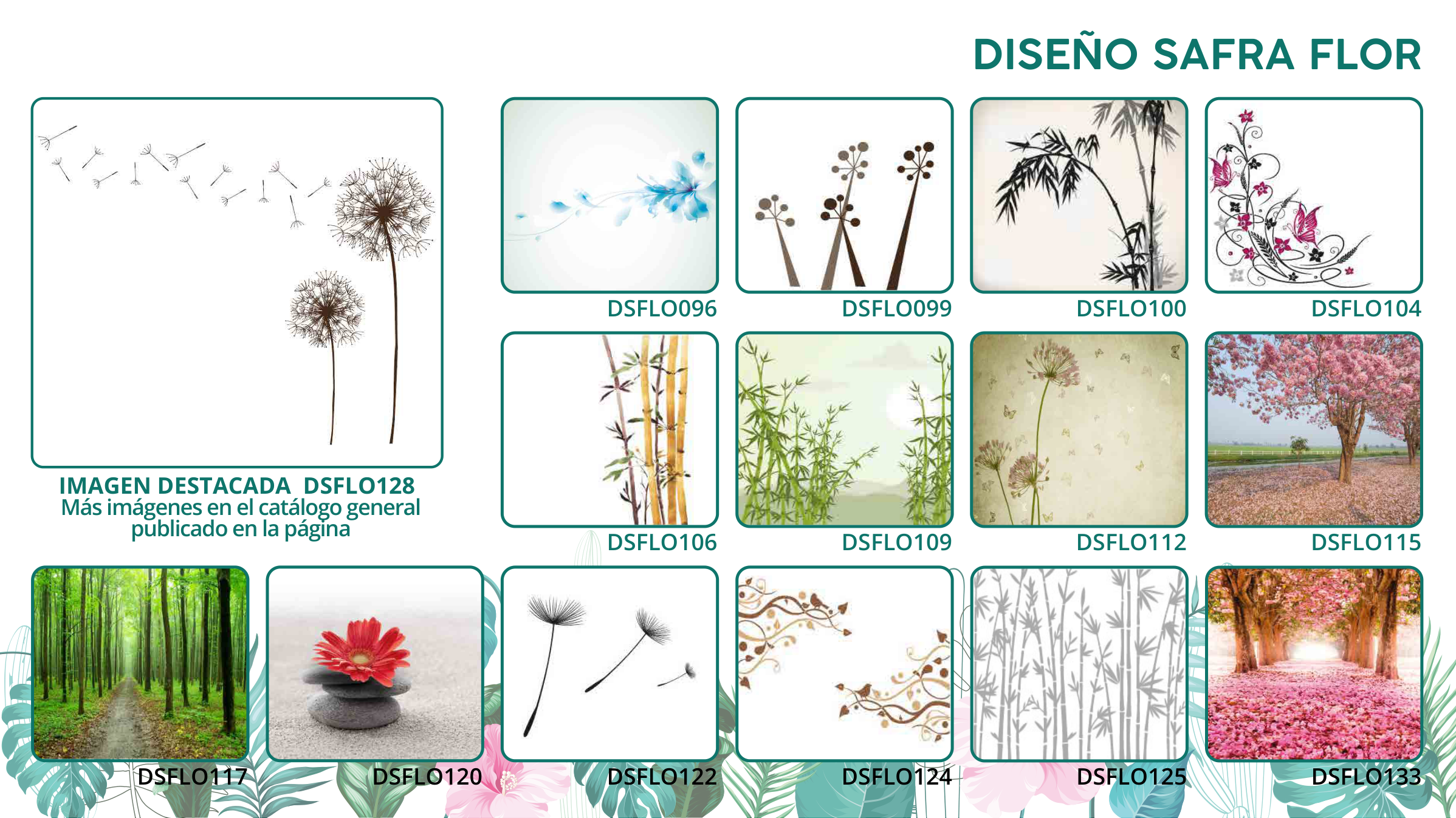 Catálogo Flor & Naturaleza — diseños DSFLO