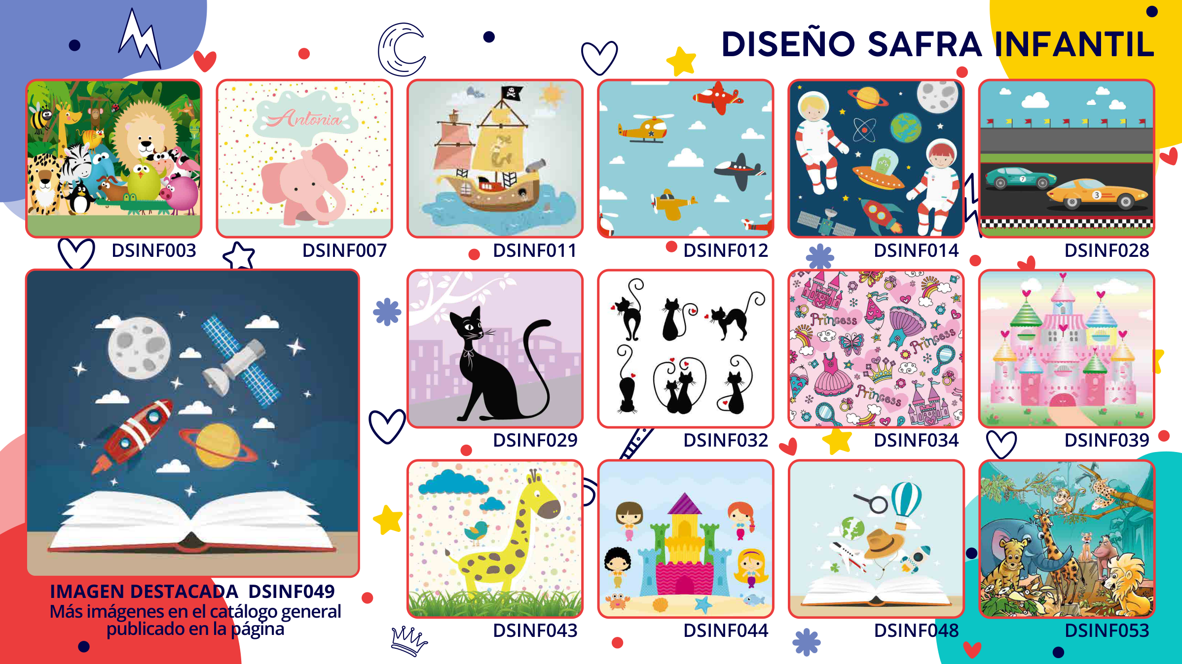 Catálogo Infantil — diseños DSINF