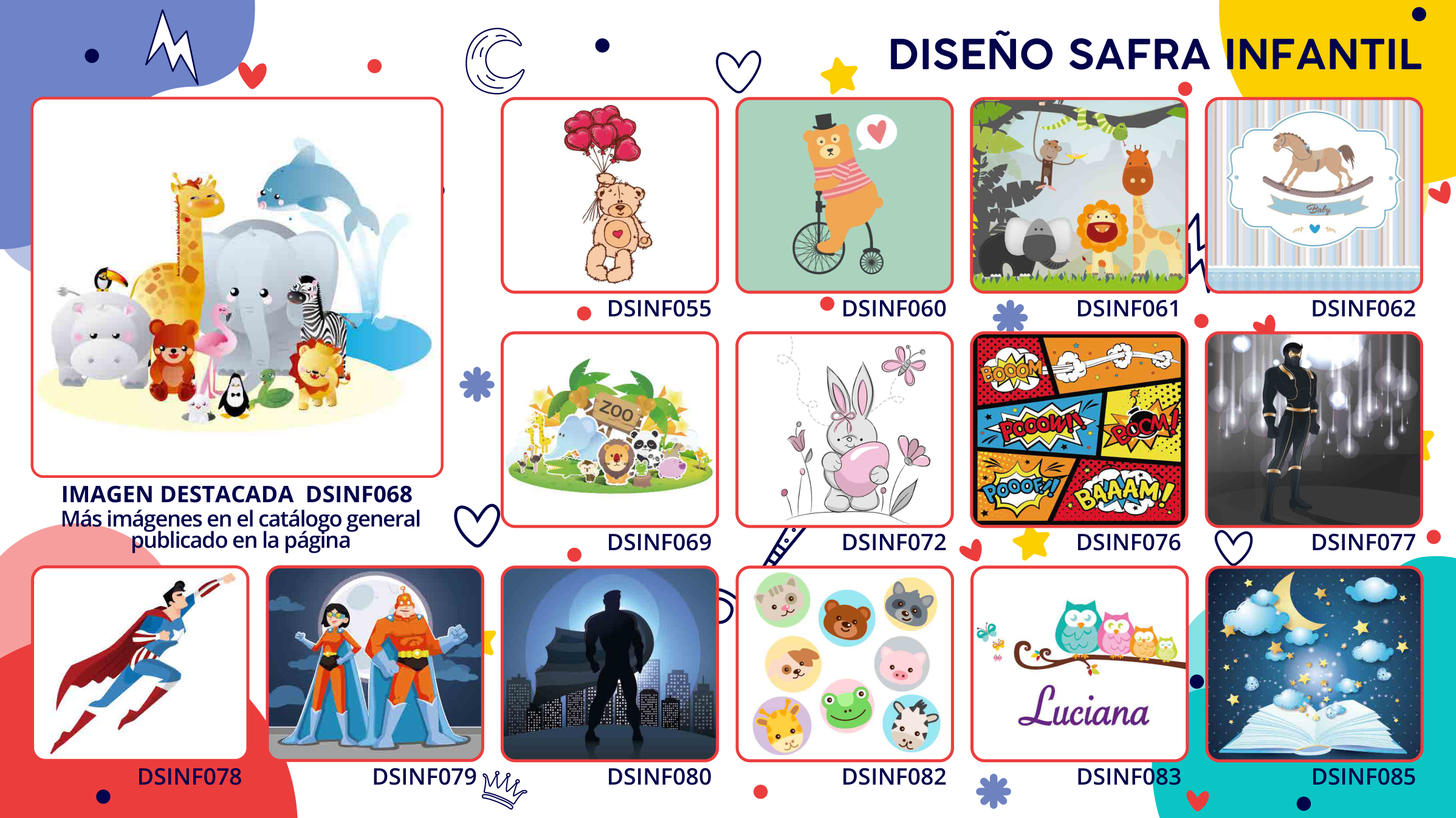 Catálogo Infantil — diseños DSINF