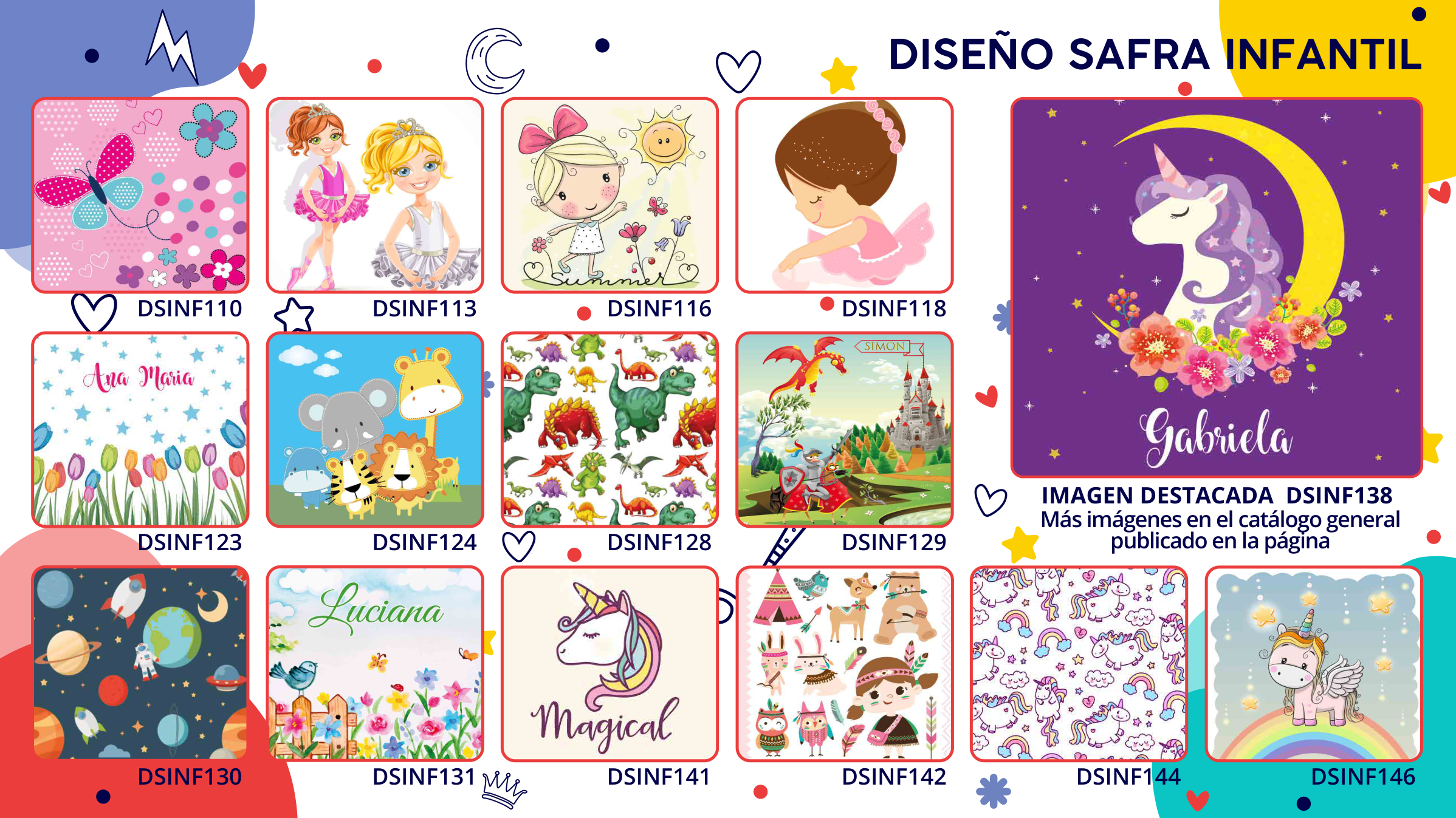 Catálogo Infantil — diseños DSINF
