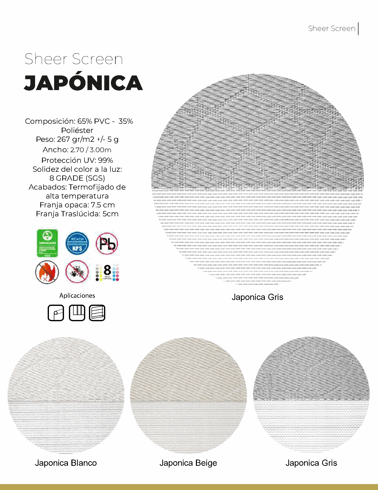 Sheer Screen Japónica