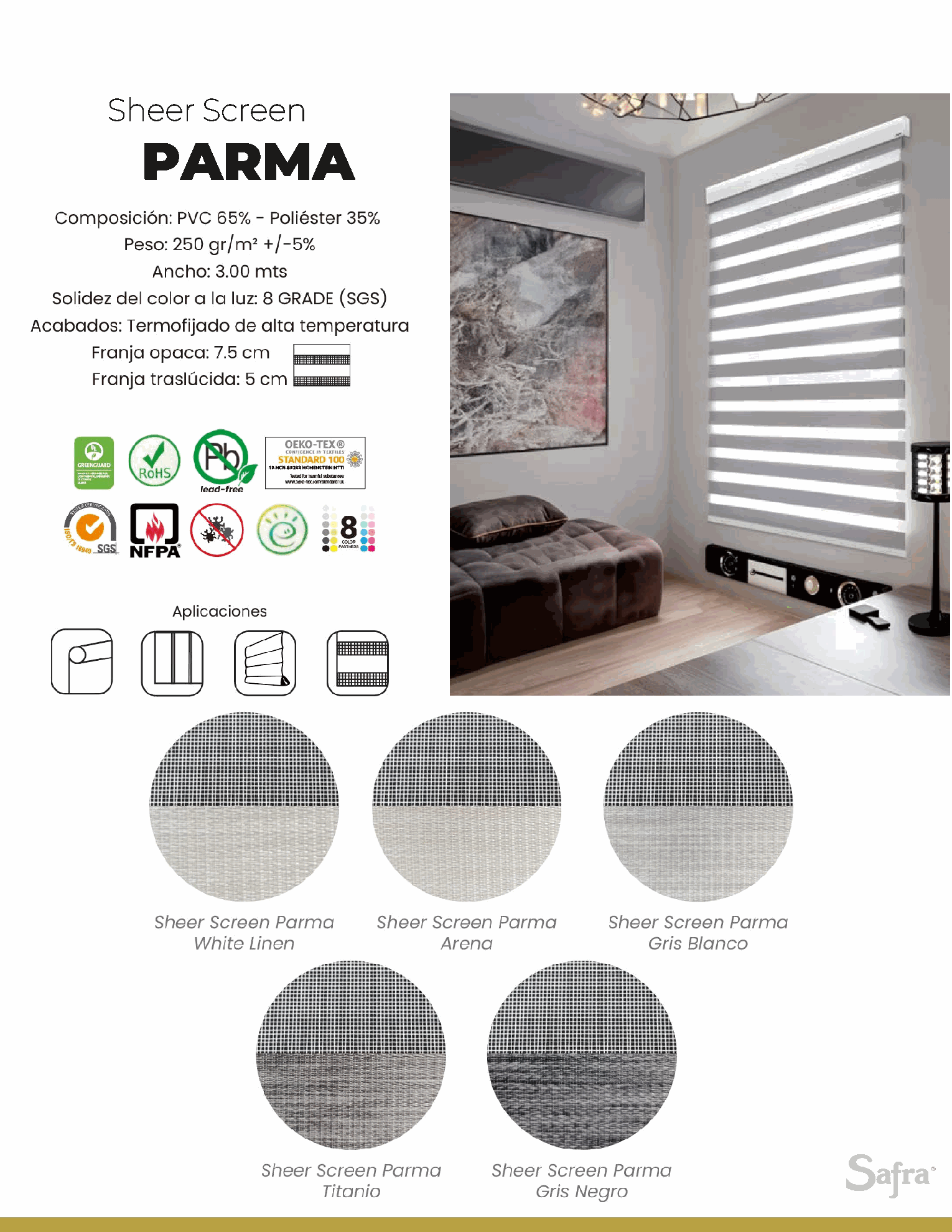 Sheer Screen Parma